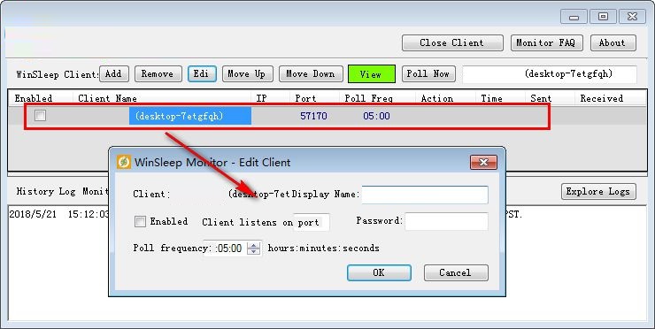 WinSleep Monitor(电脑远程监控软件) 1.2.1.0 官方版