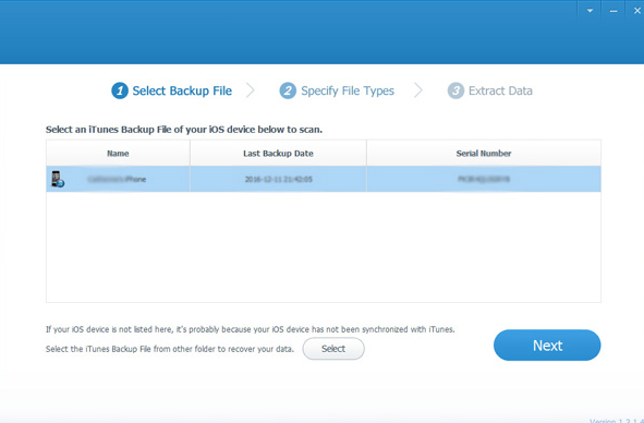 7thShare iTunes Backup Extractor 2.8.8.8 官方版