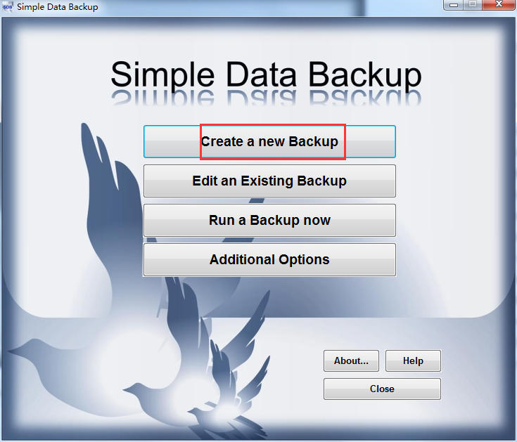 Simple Data Backup截图