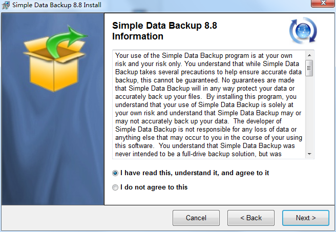Simple Data Backup截图