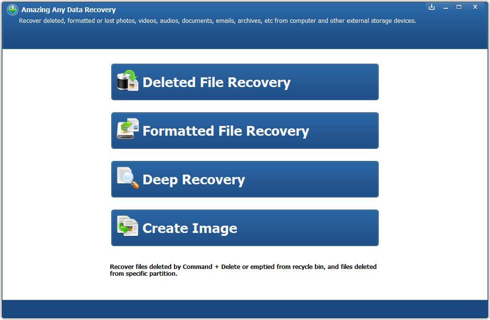 Amazing Any Data Recovery