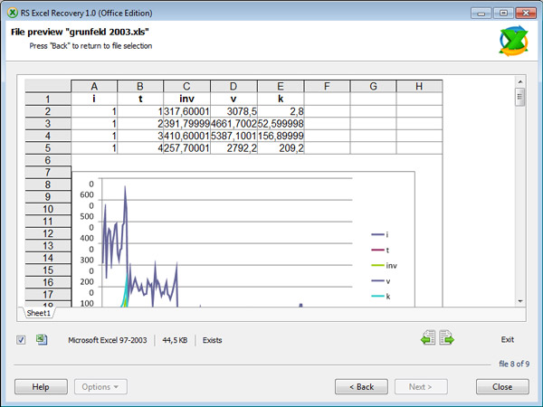 RS Excel Recovery