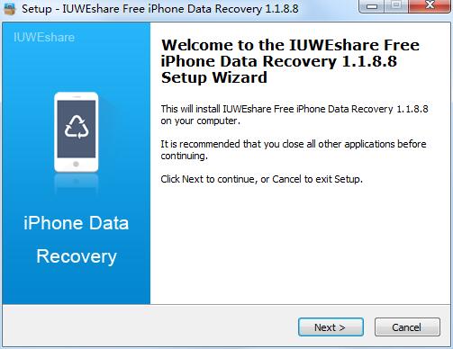 IUWEshare Free iPhone Data Recovery