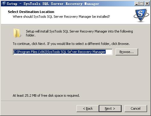 SysTools SQL Server Recovery Manager(SQL数据库恢复工具) v1.0免费版