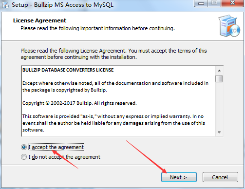 Bullzip MS Access To MySQL(Access转MySQL工具) 5.5.0.282 官方版