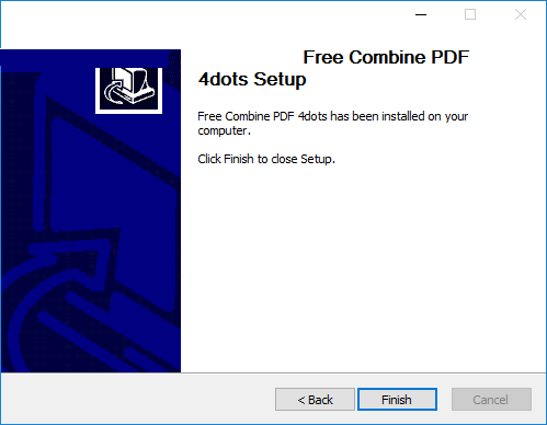 Free Combine PDF 4dots(PDF合并软件)