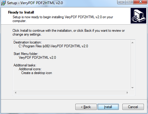 VeryPDF PDF2HTML(PDF到HTML转换器) 2.0 官方版