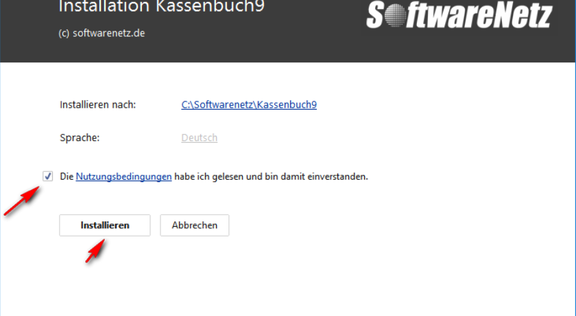 SoftwareNetz Cash Book截图