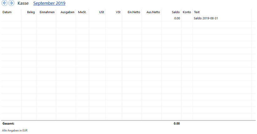 SoftwareNetz Cash Book截图