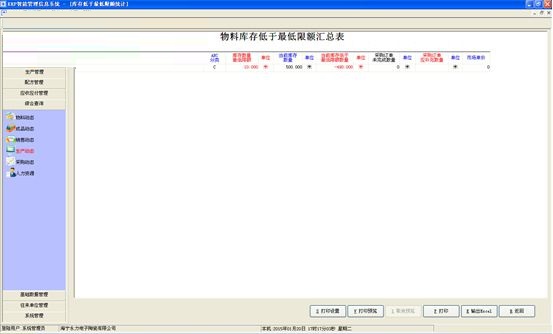 鲲鹏智能ERP管理系统截图