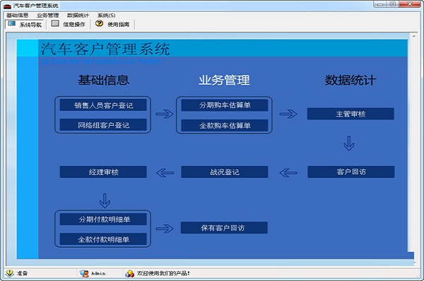 汽车客户管理系统截图