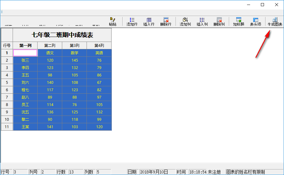 微易图形报表生成器制作图表的方法