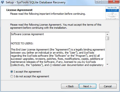 SysTools SQLite Database Recovery