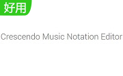 Crescendo Music Notation Editor段首LOGO