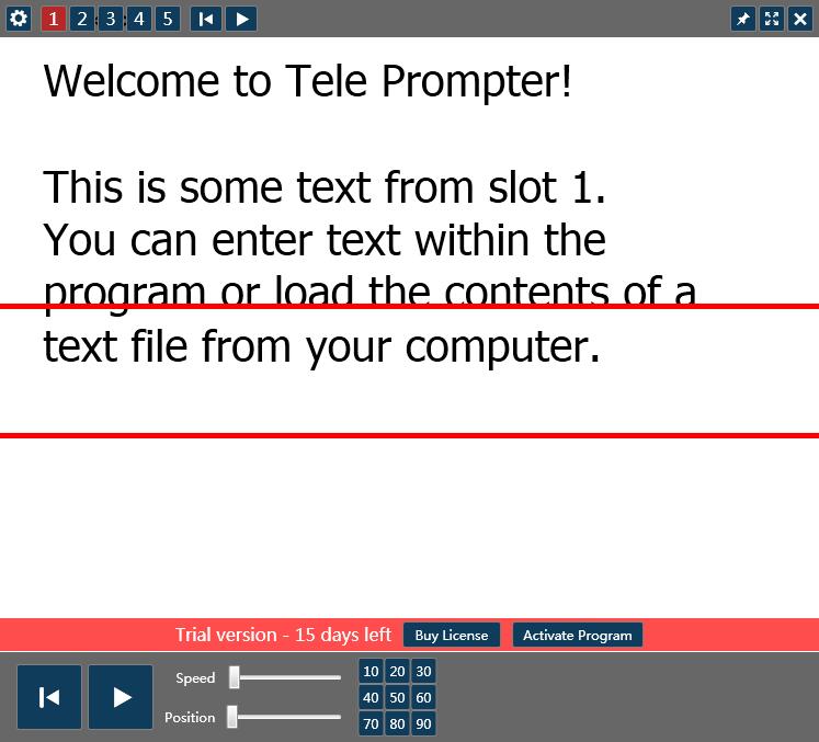 download free teleprompter pc software