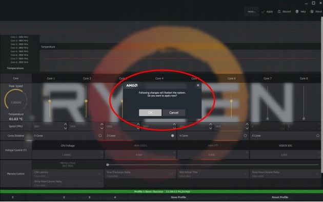 AMD Ryzen Master(锐龙超频工具) 1.3.0.623 官方中文版