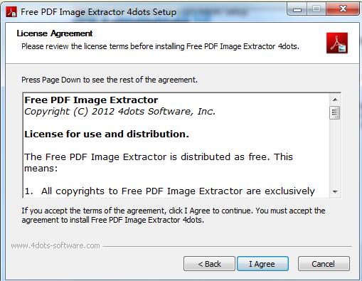 Free PDF Image Extractor 4dots截图