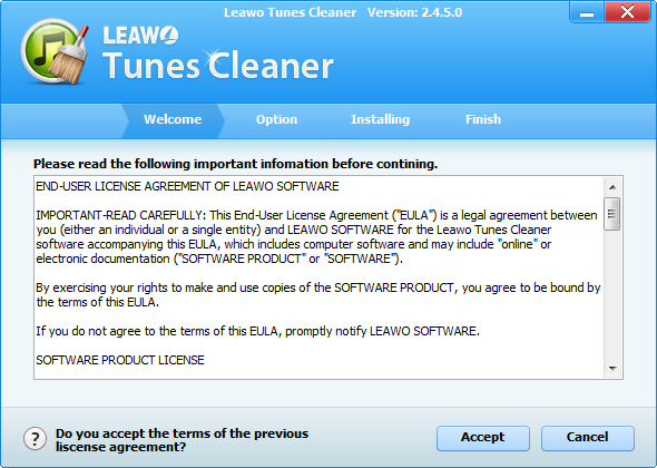 Leawo Tunes Cleaner截图