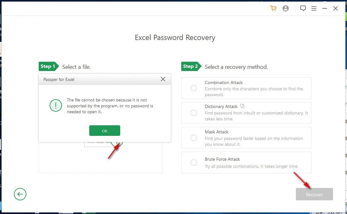 Passper for Excel截图
