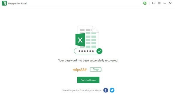 Passper for Excel截图