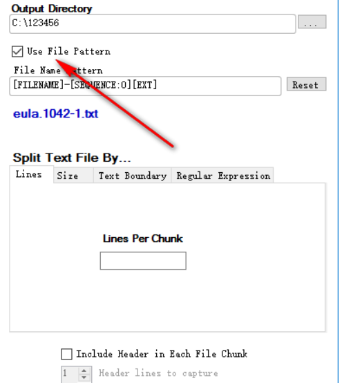 Text File Splitter截图
