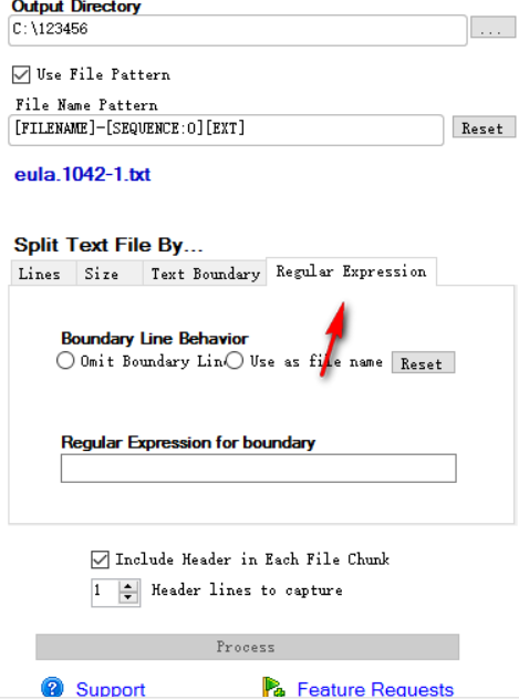 Text File Splitter截图