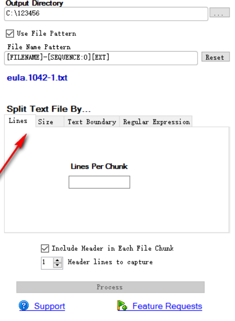 Text File Splitter截图