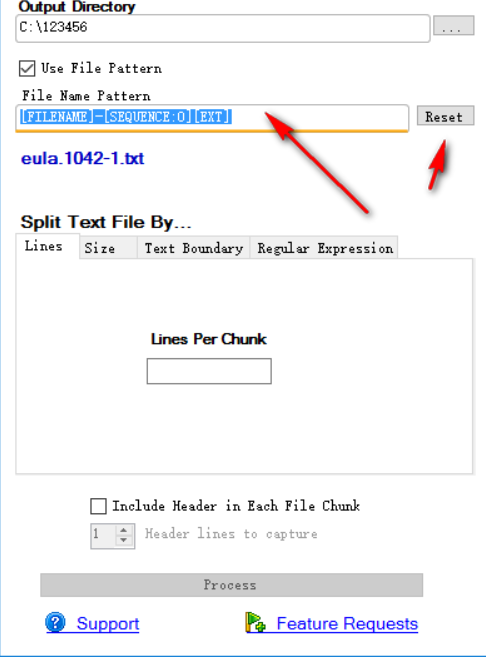 Text File Splitter截图