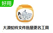 大漠驼铃文件批量更名工具段首LOGO