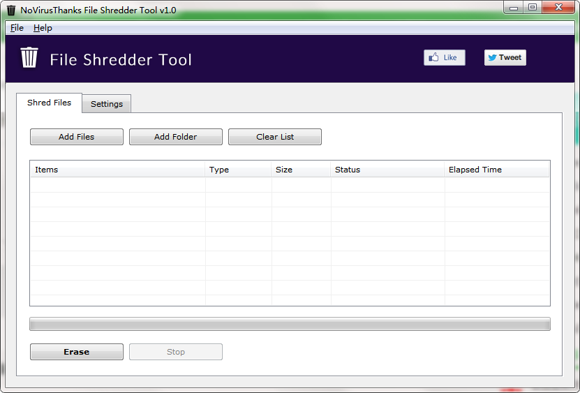 File Shredder Tool截图