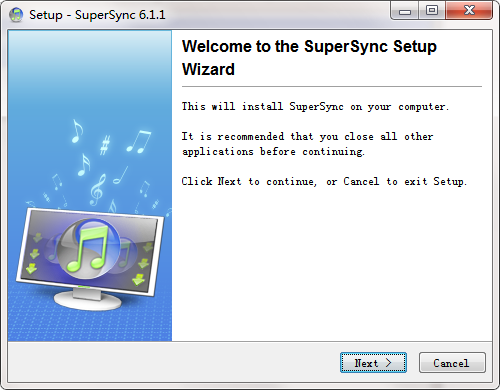 supersync ffprobe no such file