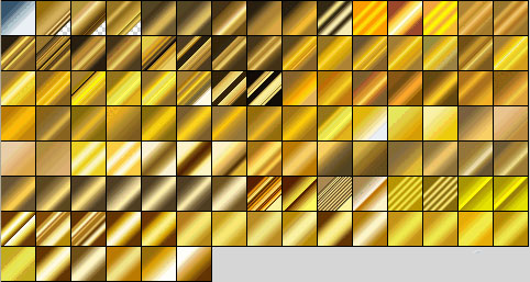 110款精致ps金色渐变
