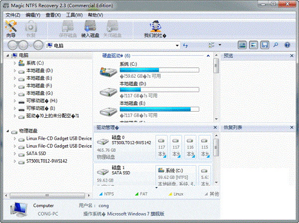 格式化数据恢复软件(Magic NTFS Recovery)